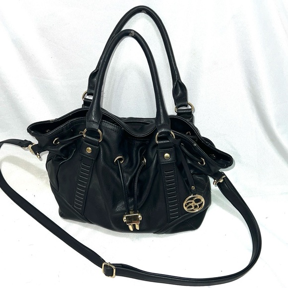Jessica Simpson Black Erica Drawstring Bag - Picture 8 of 9